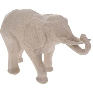 Decorațiune geometrică Elefantul, 25 x 15 cm, bej imagine