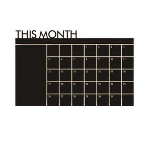 Sticker Autocolant Tabla cu Organizator si Planificator, Tip Calendar, 92 x 62 cm imagine