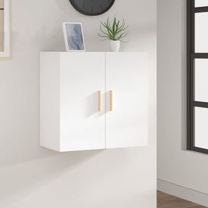 vidaXL Dulap de perete, alb, 60x30x60 cm, lemn prelucrat imagine