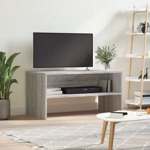 vidaXL Comodă TV, gri sonoma, 80x40x40 cm, lemn prelucrat imagine