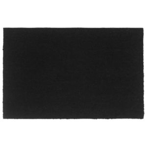 vidaXL Covoraș de ușă, negru, 65x100 cm, fibre de cocos imagine