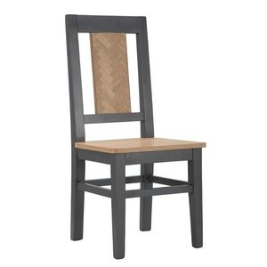 Set 2 scaune Male, Mauro Ferretti, 44x44x96 cm, lemn de brad, maro imagine