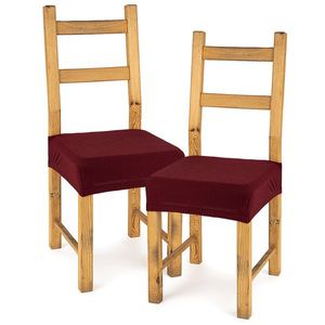 4Home Husă elastică scaun Comfort bordó, 40 - 50 cm, set 2 buc imagine