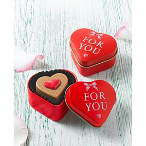 Cutie cu dulciuri în formă de inimă "FOR YOU" imagine