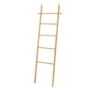 Suport pentru rufe si prosoape Ladder, Wenko, 43 x 170 cm, bambus, natur imagine