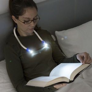 Lampa de citit LED pentru gat InnovaGoods, 56 x 2 cm, flexibila imagine