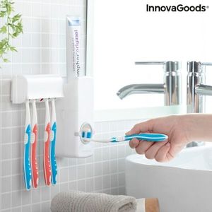 Dozator de pasta de dinti cu suport pentru periute Diseeth InnovaGoods imagine