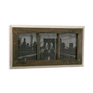 Rama foto Taylor, Versa, 40x18.8 cm, 3 fotografii, lemn de mango imagine