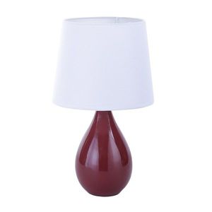 Lampa de masa Camy, Versa, 20 x 35 cm, ceramica, rosu imagine