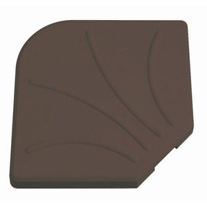 Baza pentru umbrela de gradina 25 kg, 47 x 47 x 5.5 cm, ciment, maro imagine