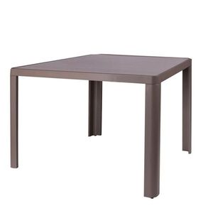 Masa pentru gradina Stella, 90 x 90 x 75 cm, aluminiu, gri imagine