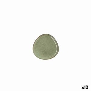 Set 12 farfurii, Bidasoa, Ikonic, Ø 11 cm, ceramica, verde imagine