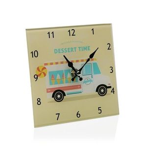 Ceas de masa Dessert Time, Versa, 15x4x15 cm, sticla imagine