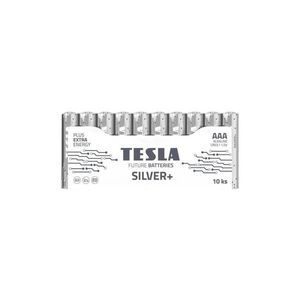 10 baterii alcaline AAA SILVER+ 1, 5V Tesla Batteries imagine