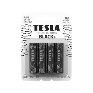 4 baterii alcaline AA BLACK+ 1, 5V Tesla Batteries imagine