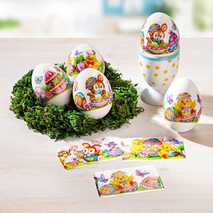 12 Autocolante pentru ouăle de Paște imagine