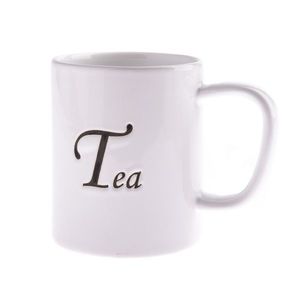 Cană ceramică Tea, 380 ml, alb imagine