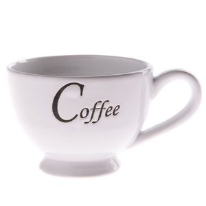 Ceașcă ceramică Coffee, 180 ml, alb imagine