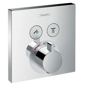 Baterie cada - dus termostatata Hansgrohe ShowerSelect cu montaj incastrat necesita corp ingropat imagine