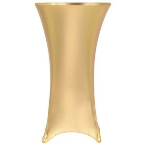 vidaXL Huse elastice de masă, 2 buc., auriu, 80 cm imagine