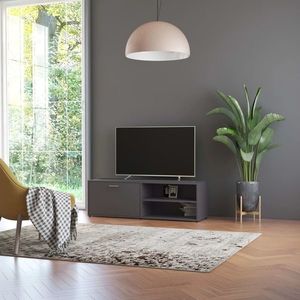 vidaXL Dulap TV, gri, 120 x 34 x 37 cm, lemn prelucrat imagine