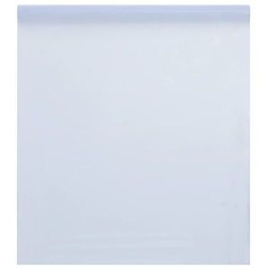 vidaXL Folie fereastră, statică/mată, alb transparentă, 45x500 cm, PVC imagine