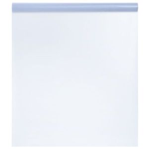 vidaXL Folie fereastră, statică/mată, gri transparentă, 45x1000cm, PVC imagine