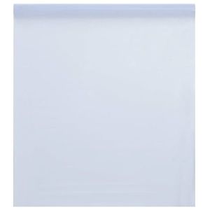 vidaXL Folie fereastră, statică/mată, alb transparentă, 60x2000cm, PVC imagine