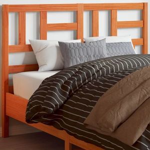 vidaXL Tăblie de pat, maro ceruit, 160 cm, lemn masiv de pin imagine