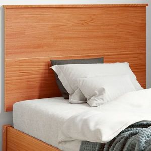 vidaXL Tăblie de pat, maro ceruit, 90 cm, lemn masiv de pin imagine