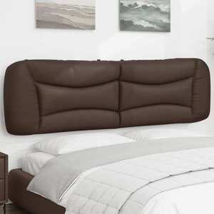 vidaXL Pernă pentru tăblie pat, maro, 180 cm, piele artificială imagine