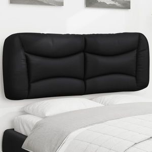 vidaXL Pernă pentru tăblie pat, negru, 120 cm, piele artificială imagine