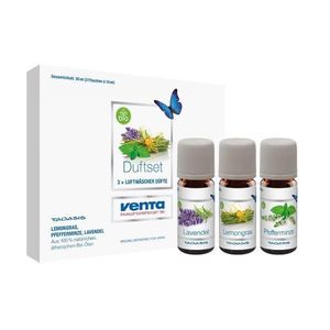 Set 3 uleiuri Esentiale Bio Organice pentru Umidificator (pentru aparatele Venta Seria 5) Mix, 3x30 ml imagine