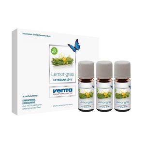 Set 3 uleiuri Esentiale Bio Organice pentru Umidificator (pentru aparatele Venta Seria 5) Lemongrass, 3x30 ml imagine