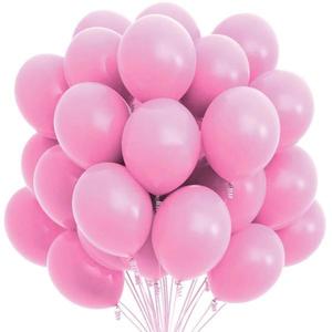 Set 100 Baloane Teno®, Petreceri/Aniversari/Evenimente, o singura dimensiune, latex, roz imagine