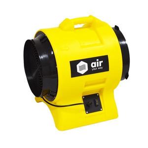 Ventilator axial AIR AP110012, Portabil, Exhaustor, Flux aer 3230 mc/h, 220-240 V, Galben imagine