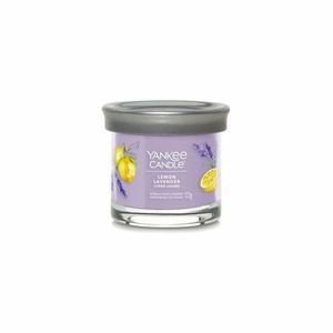 Lumânare parfumată Yankee Candle Signature Tumbler în borcan, mică, Lemon Lavender, 122 g imagine