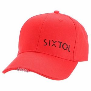 Șapcă cu LED Sixtol B-CAP 25lm, USB, uni, roșu imagine