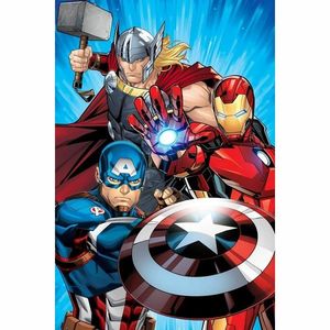 Pătură pentru copii Jerry Fabrics Avengers Heroes 02, 100 x 150 cm imagine
