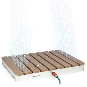 Blumfeldt Sumatra Breeze, SQ, duș de grădină, WPC, aluminiu, 70 x 55, pătrată imagine
