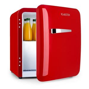 Klarstein Audrey, mini-frigider, EEC F, compartiment pentru congelator, LED imagine