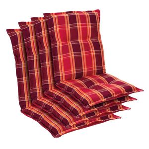 Blumfeldt Prato, pernă tapițată, pernă pentru scaun, spătar mic, scaun de gradină, poliester, 50x100x8cm, 4 x pernă bancă imagine