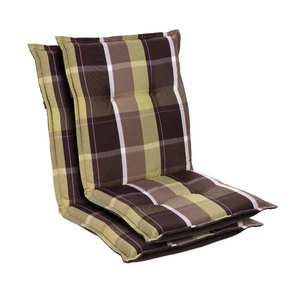 Blumfeldt Prato, pernă tapițată, pernă pentru scaun, spătar mic, scaun de gradină, poliester, 50x100x8cm, 2 x pernă bancă imagine