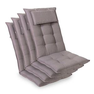 Blumfeldt Sylt, pernă tapițată, pernă pentru scaun, spătar mai înat, poliester, 50 × 120 × 9 cm, 4 x pernă bancă imagine