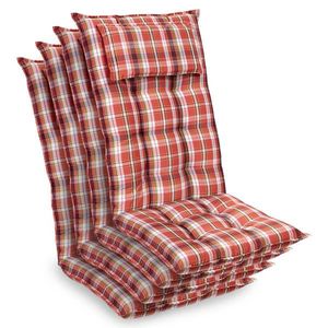 Blumfeldt Sylt, pernă tapițată, pernă pentru scaun, spătar mai înat, poliester, 50 × 120 × 9 cm, 4 x pernă bancă imagine
