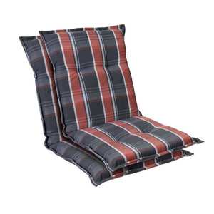Blumfeldt Prato, pernă tapițată, pernă pentru scaun, spătar mic, scaun de gradină, poliester, 50x100x8cm, 2 x pernă imagine