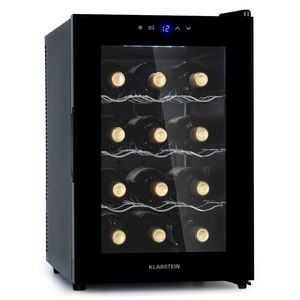 Klarstein Barolo 12 Uno, frigider pentru vin, 37 litri, 12 sticle, 11-18°C, SingleZone imagine