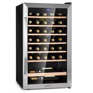Klarstein Vinamour 32 Uno, frigider pentru vin, 1 zonă, 95 l / 36 sticle, 4-18 °C, control tactil imagine