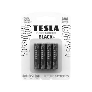 4 baterii alcaline AAA BLACK+ 1, 5V Tesla Batteries imagine