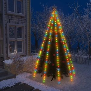 vidaXL Instalație brad de Crăciun cu 400 LED-uri multicolor 400 cm imagine